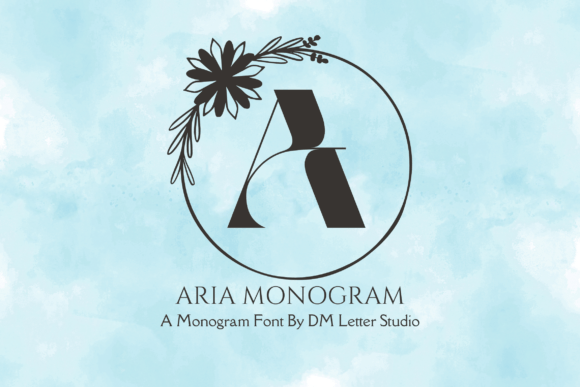 Aria Monogram Font: Elevate Your Brand Identity with Timeless Typography