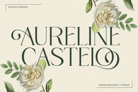 Aureline Castelo – A Premium Serif Typeface for Craft Creations