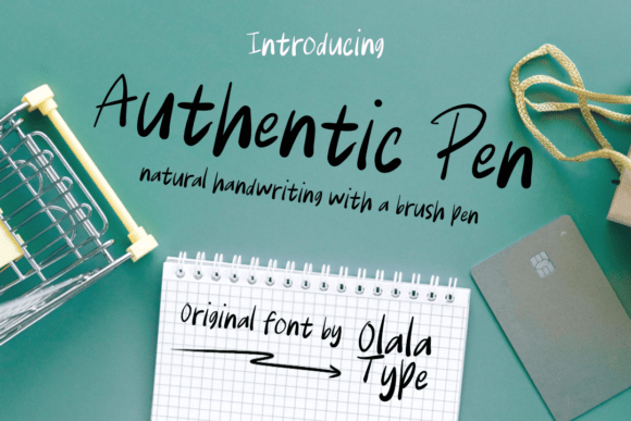 Authentic Pen: A Handwritten Font That Elevates Brand Design