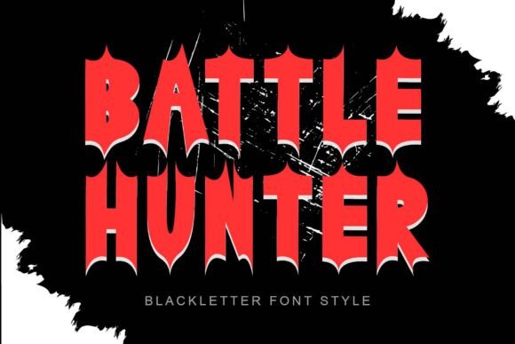 Battle Hunter Font: A Bold Choice for Craft and Design Projects