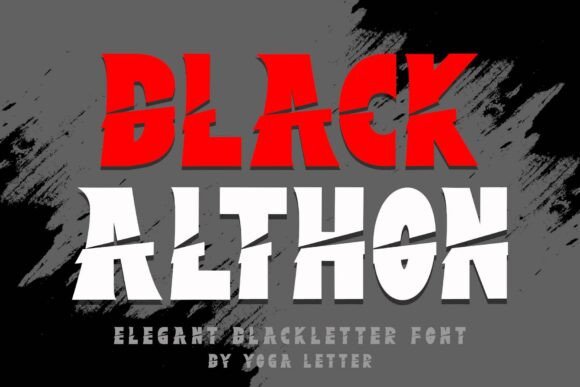 Black Althon: A Premium Blackletter Typeface for Creative Branding