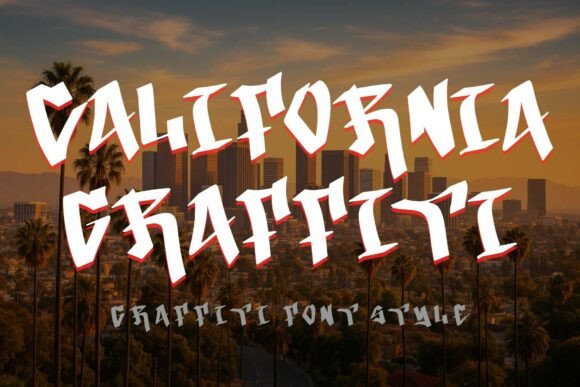 California Graffiti Font: Elevate Your Brand with Bold Blackletter Typography