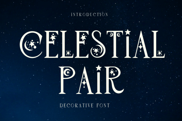 Celestial Pair: A Decorative Typeface That Elevates Brand Design