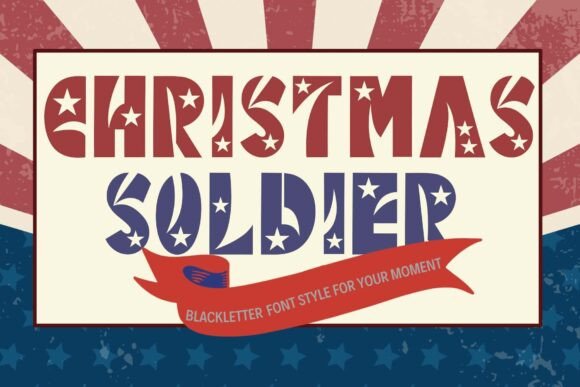 Christmas Soldier Font: A Bold Typeface for Memorable Campaigns