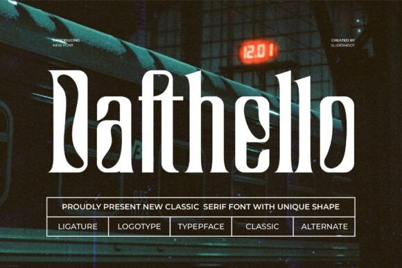 Dafthello: A Serif Font That Elevates Campaign Design