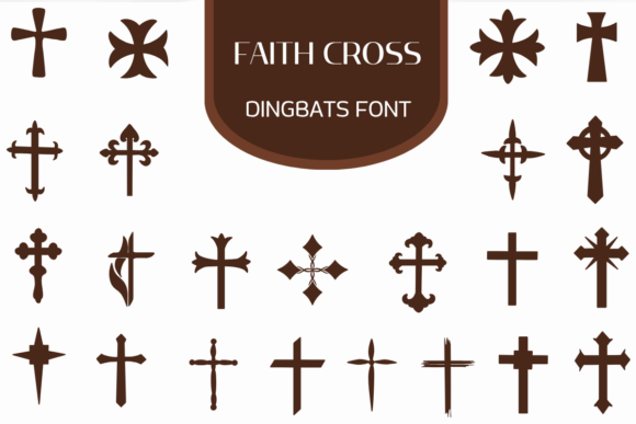 Design with Purpose: Faith Cross Dingbats Font for Creative Crafters