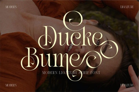 Ducke Bume Font: A Polished Touch for Real-World Branding