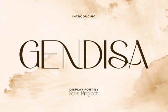 Gendisa Font: A Premium Display Typeface for Editorial Excellence