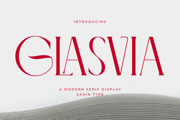 Glasvia Font: A Classy Typeface for Small Business Branding