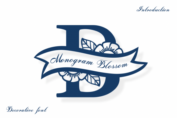 Monogram Blossom Font: A Decorative Typeface for Digital Branding