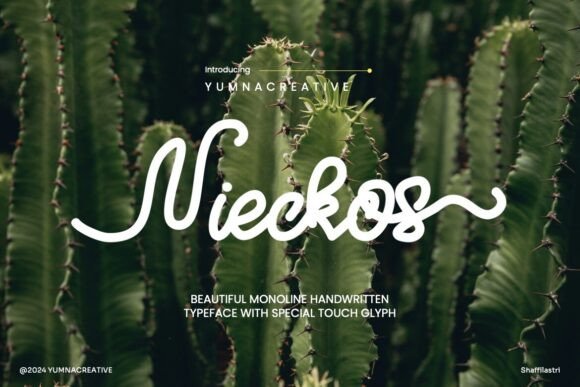 Nieckos Font: A Handwritten Typeface That Elevates Brand Identity