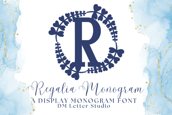 Regalia Monogram: A Typeface That Elevates Branding Projects