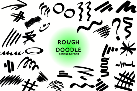 Rough Doodle: A Playful Typeface for Creative Projects
