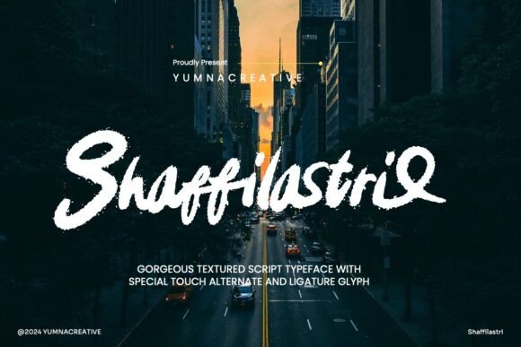 Shaffilastri: A Handwritten Font for Modern Branding